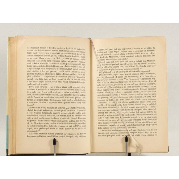 Czech Book, Vzpoura Na Lodi Bounty by Vítězslav Kocourek, 2 Fold out Maps - Picture 6 of 10